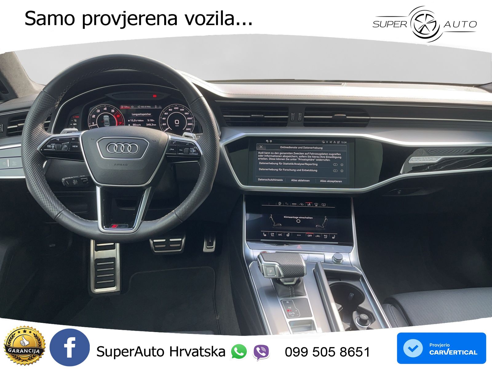 Audi RS7 4.0 TFSI V8 (600 KS) quattro tiptronic MATRIX+GR SJED+KAM