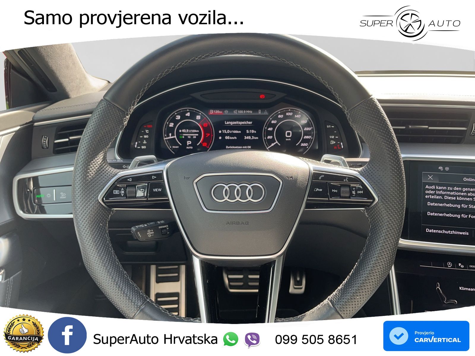 Audi RS7 4.0 TFSI V8 (600 KS) quattro tiptronic MATRIX+GR SJED+KAM