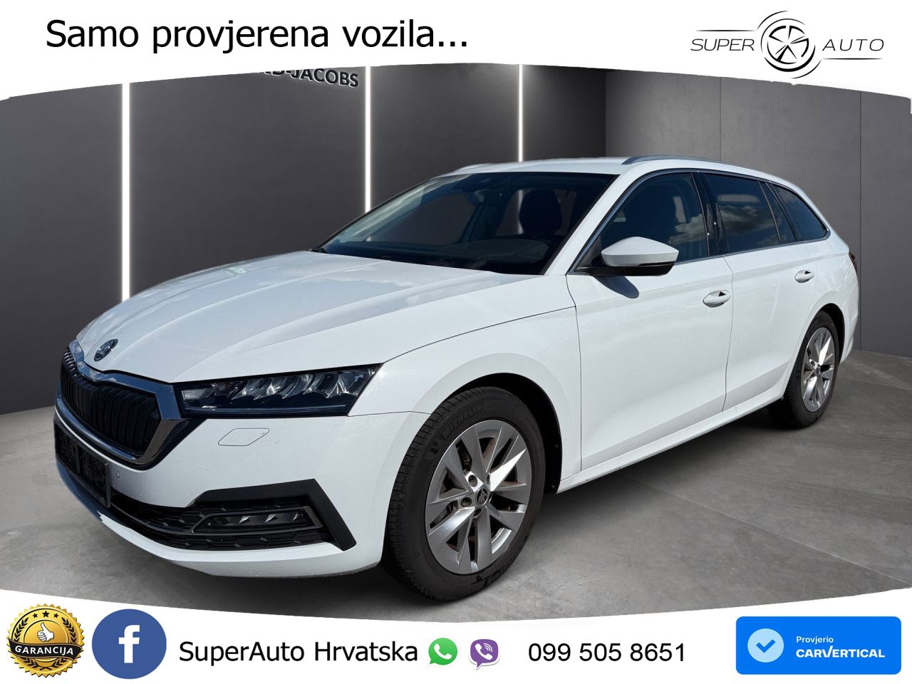 Škoda Octavia Combi 1.5 TSI EVO e-TEC (150 KS) DSG LED+GR SJED+ACC