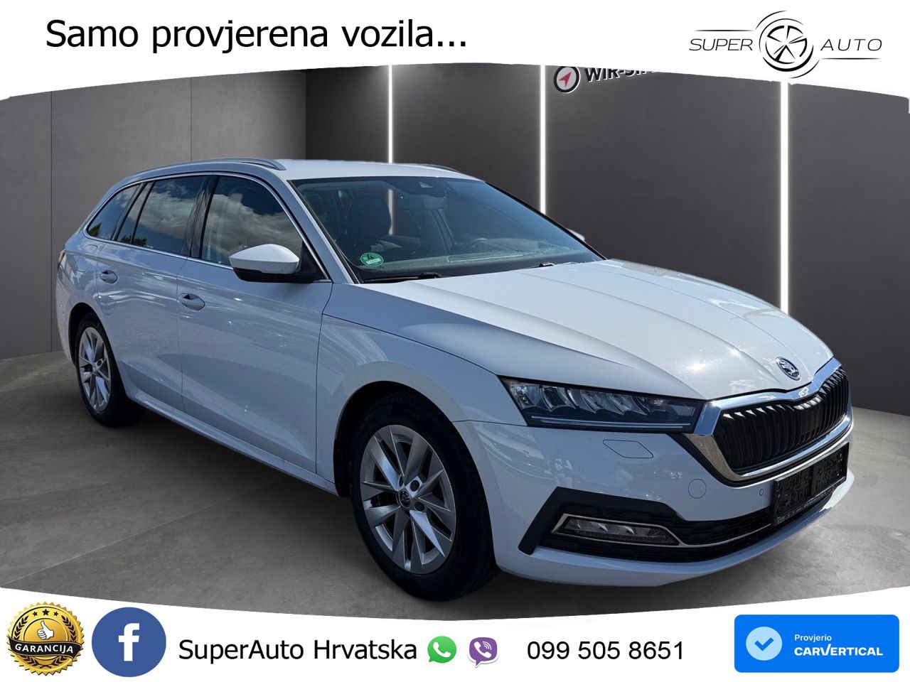 Škoda Octavia Combi 1.5 TSI EVO e-TEC (150 KS) DSG LED+GR SJED+ACC