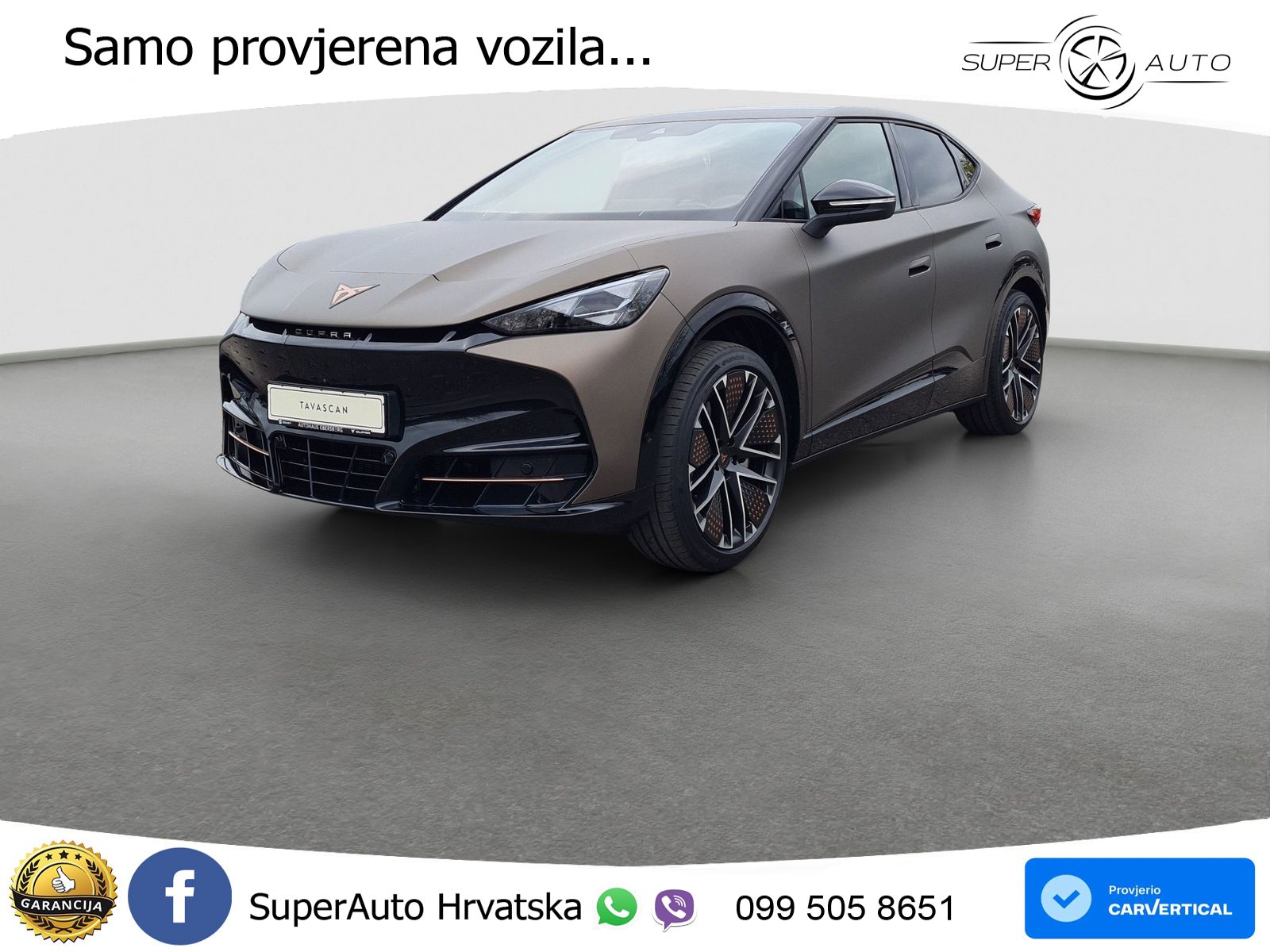 Cupra Tavascan 82 kWh (340 KS)  4WD VZ LED+GR SJED+ACC