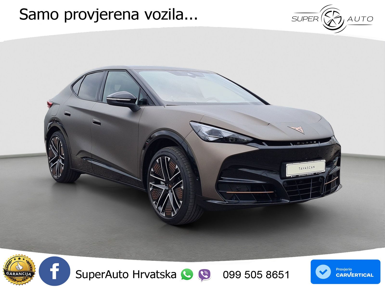 Cupra Tavascan 82 kWh (340 KS)  4WD VZ LED+GR SJED+ACC