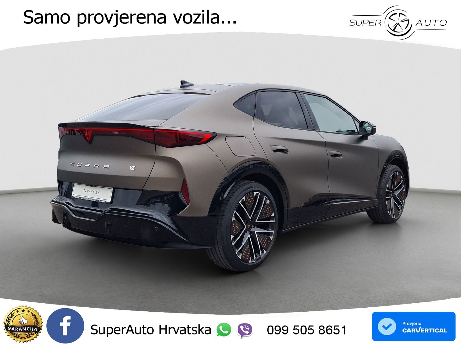 Cupra Tavascan 82 kWh (340 KS)  4WD VZ LED+GR SJED+ACC