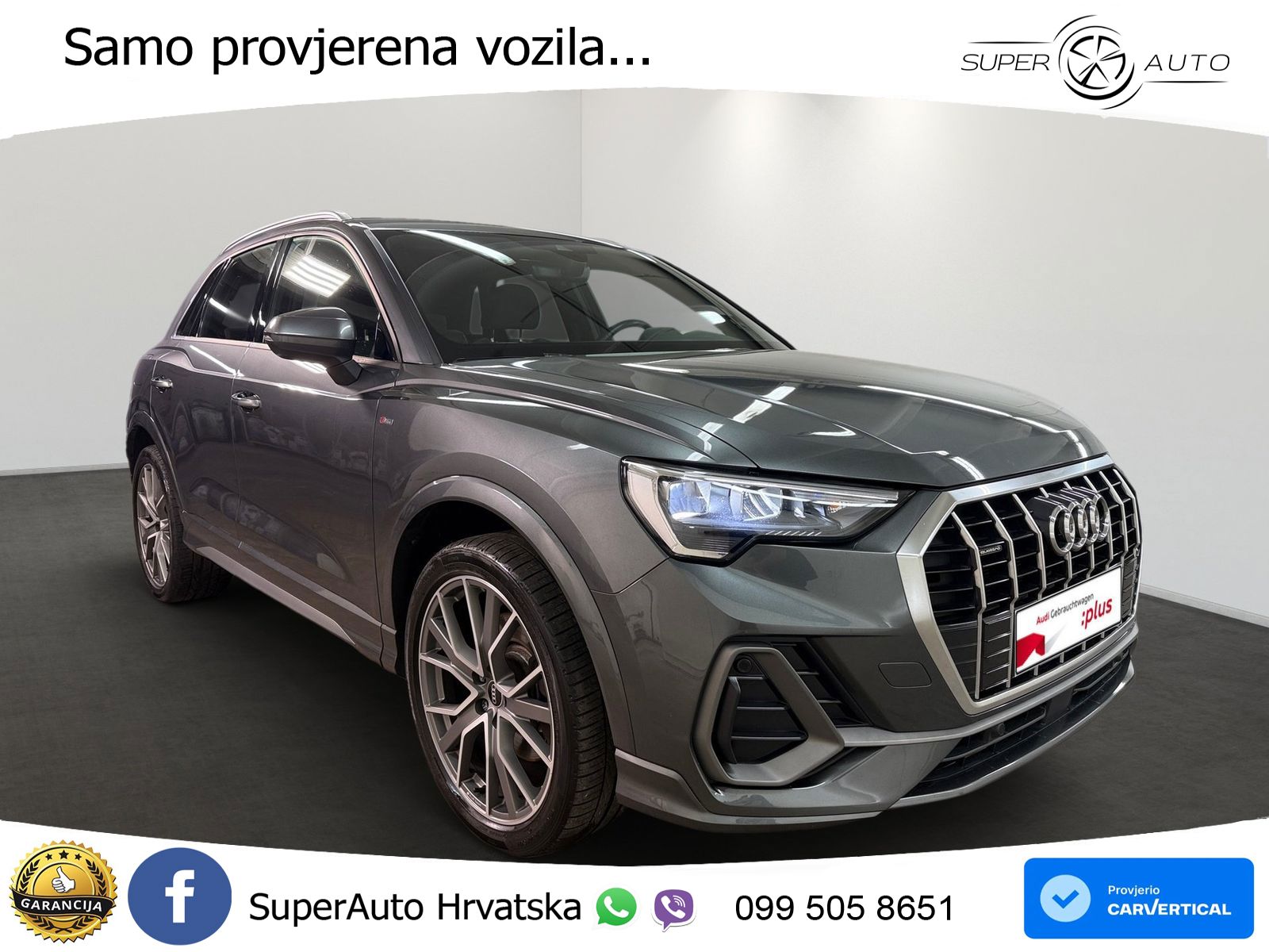 Audi Q3 40 TFSI (190 KS) quattro S tronic S line LED+GR SJED+ACC