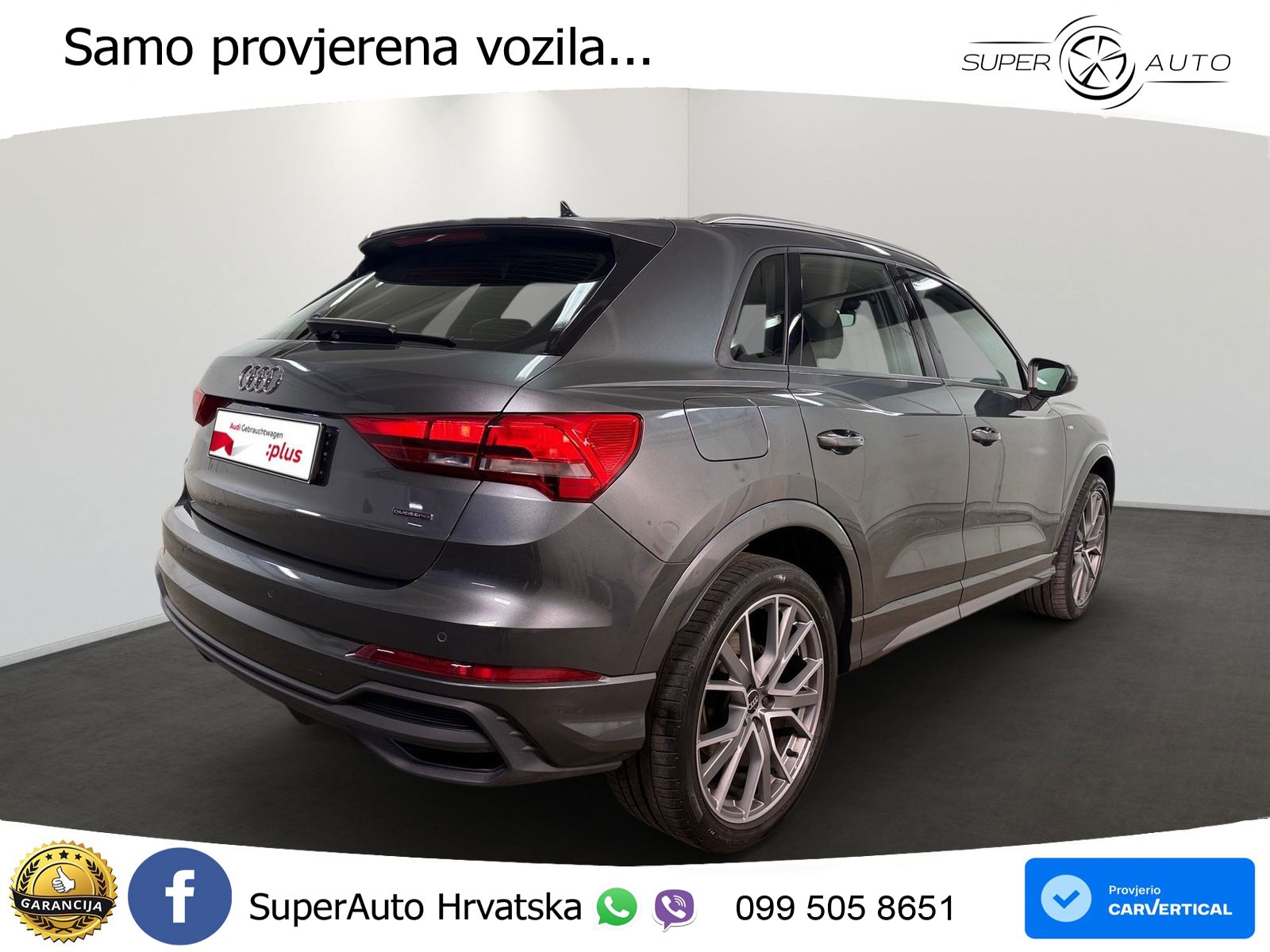 Audi Q3 40 TFSI (190 KS) quattro S tronic S line LED+GR SJED+ACC