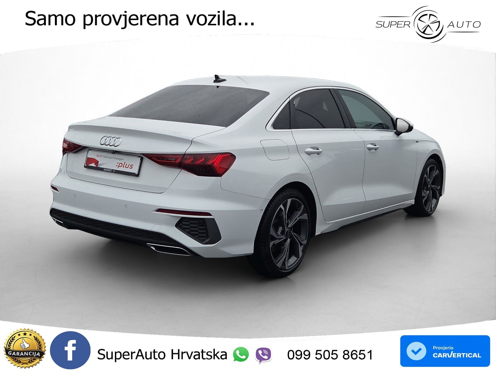 Audi A3 Limuzina 35 TDI (150 KS) S tronic S line
