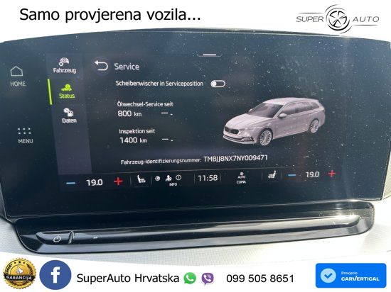 Škoda Octavia Combi 2.0 TDI (150 KS) LED+GR SJED+ACC