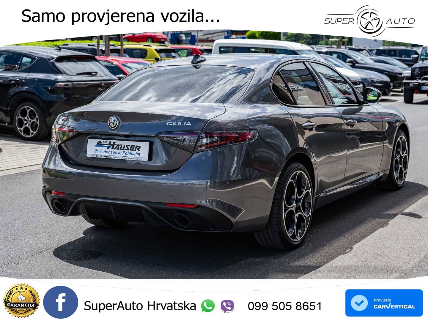 Alfa Romeo Giulia 2.0 Turbo (280 KS) AWD Automatic LED+GR SJED+ACC