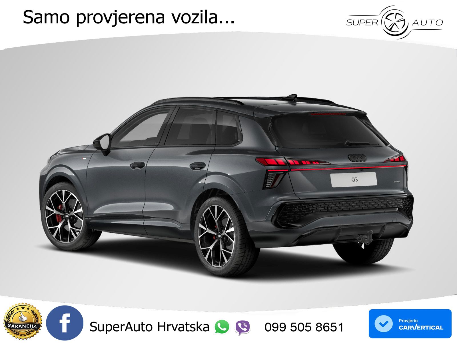 Audi Q3 2.0 TFSI (204 KS) quattro S tronic LED+GR SJED+ACC