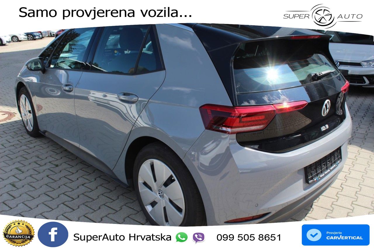 Volkswagen ID.3 Pro 62 kWh (204 KS) LED+GR SJED+ACC