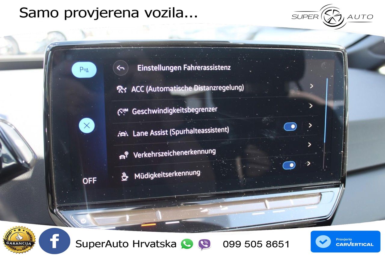 Volkswagen ID.3 Pro 62 kWh (204 KS) LED+GR SJED+ACC
