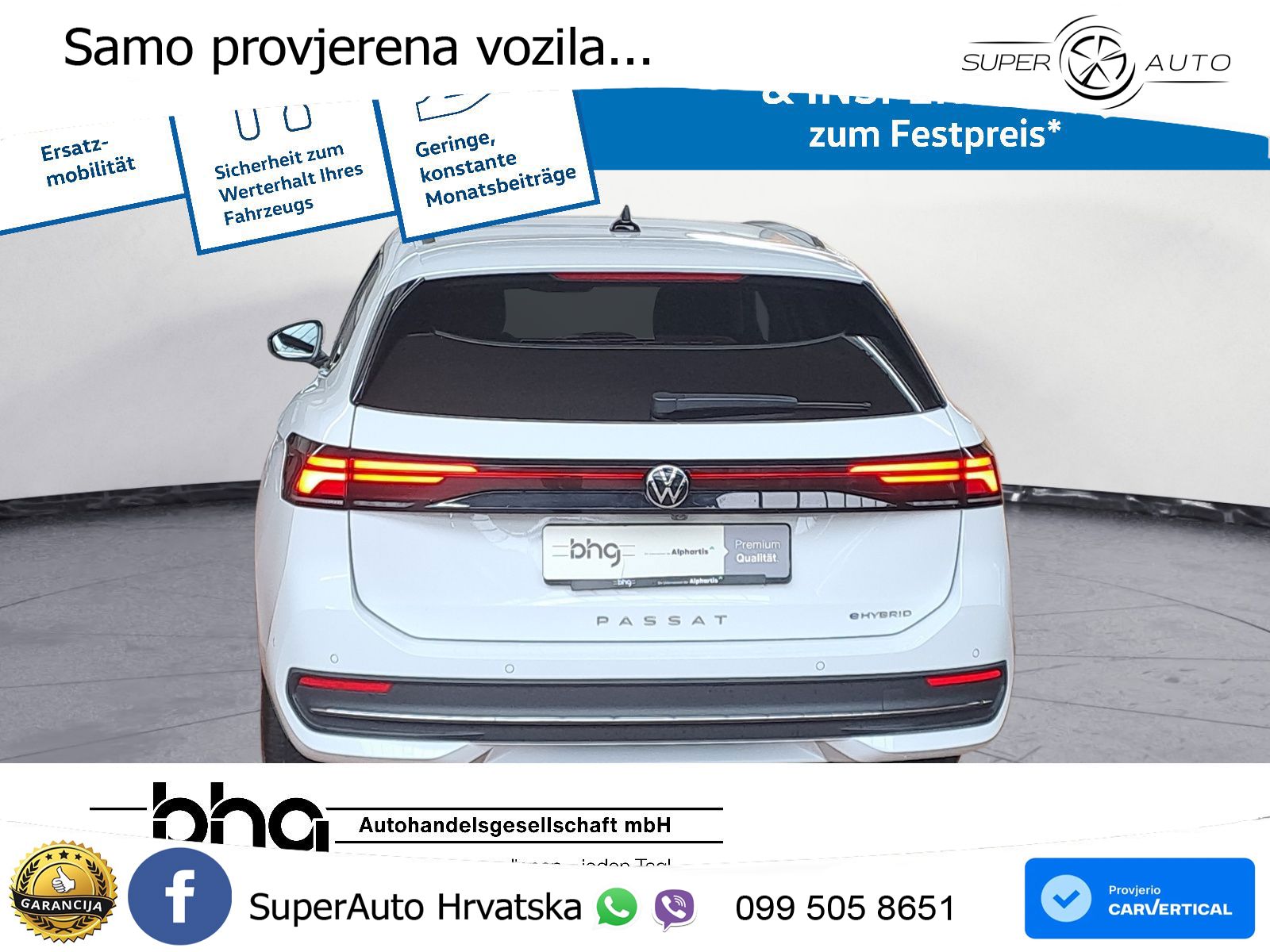 Volkswagen Passat Variant 1.5 TSI (204 KS) eHybrid DSG Business LED+GR SJED+ACC