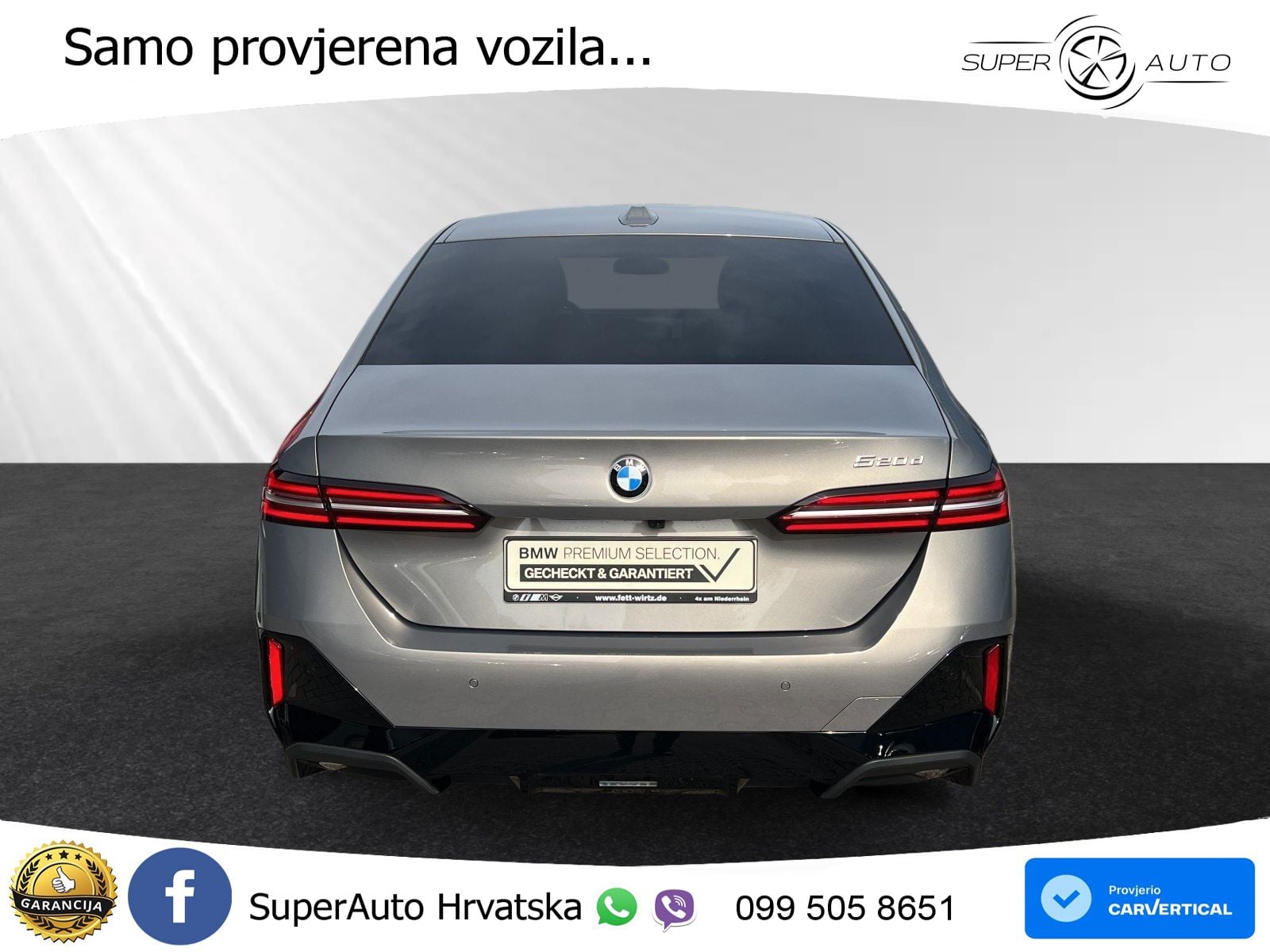 BMW 520d (197 KS) Steptronic M Sport LED+GR SJED+ACC