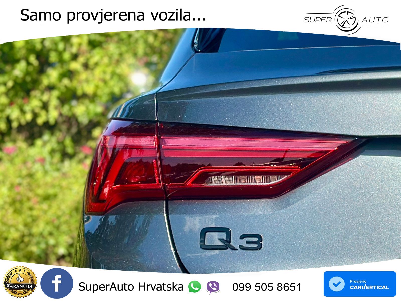 Audi Q3 45 TFSI (245 KS) quattro S tronic S line LED+GR SJED+ACC