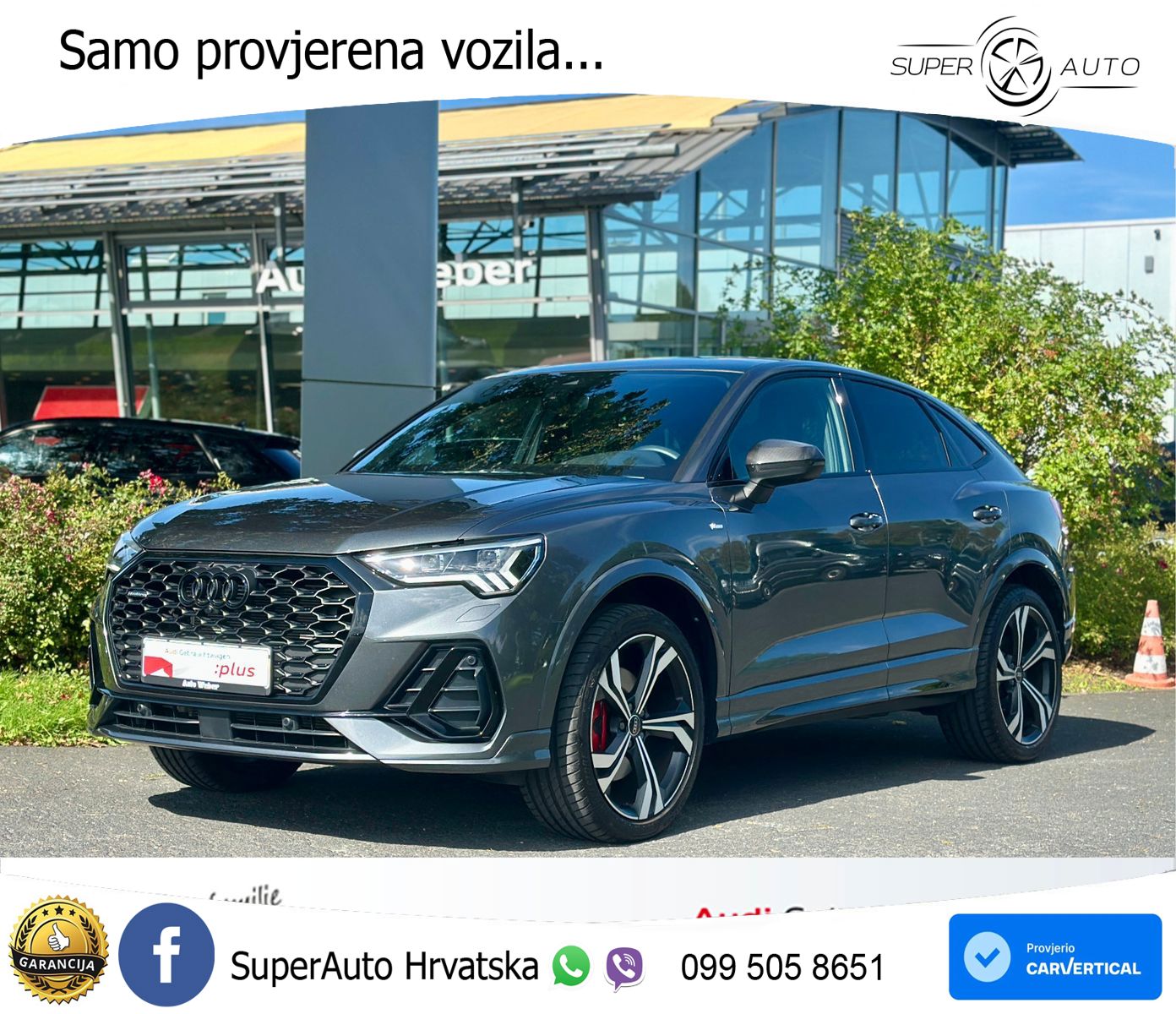 Audi Q3 45 TFSI (245 KS) quattro S tronic S line LED+GR SJED+ACC