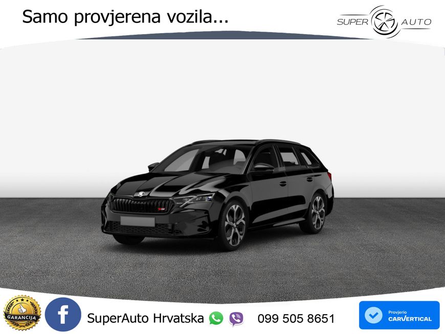 Škoda Octavia Combi RS 2.0 TSI (265 KS) DSG LED+GR SJED+ACC