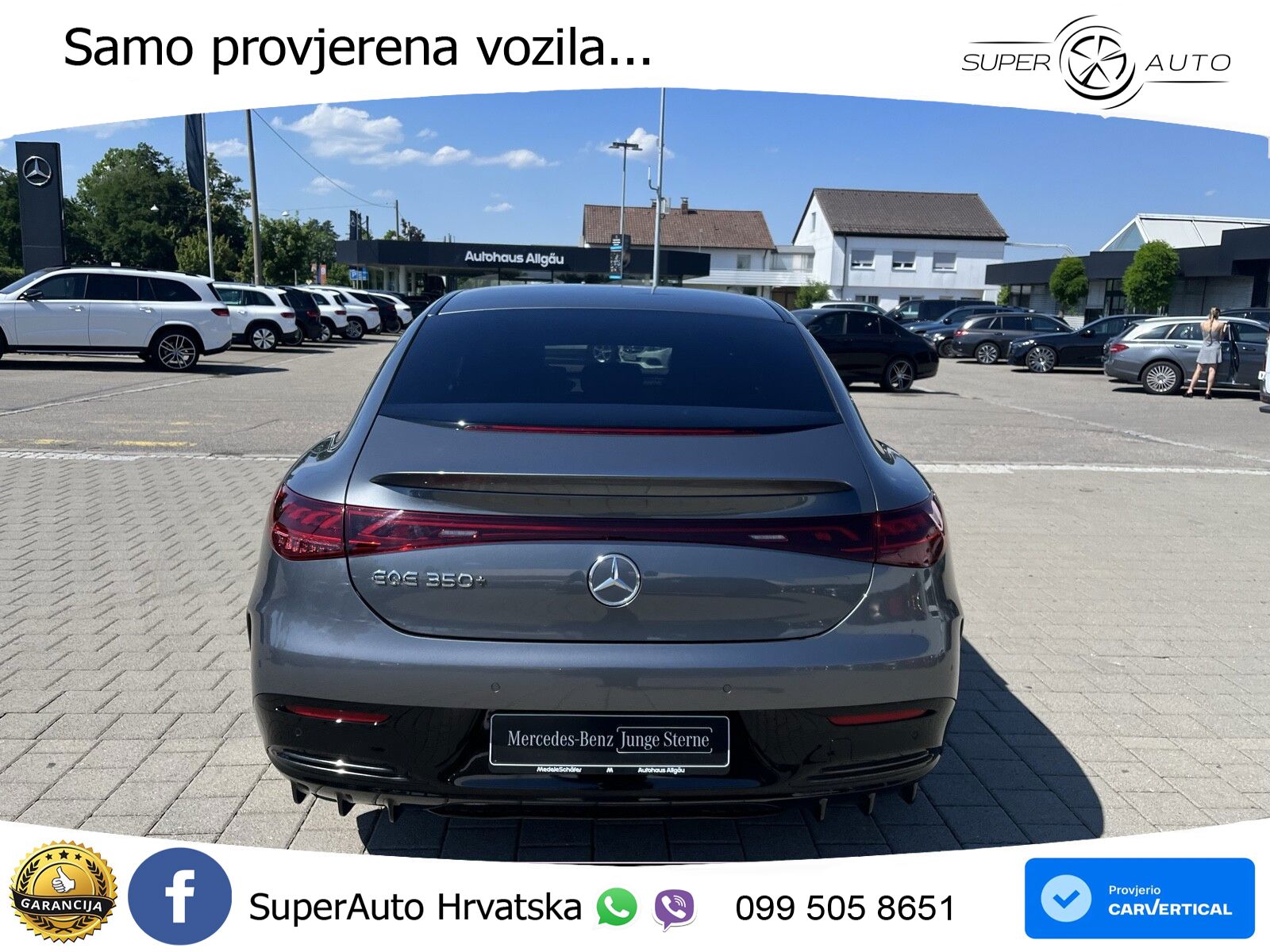 Mercedes EQE 350 98 kWh (292 KS) AMG LED+GR SJED+ACC