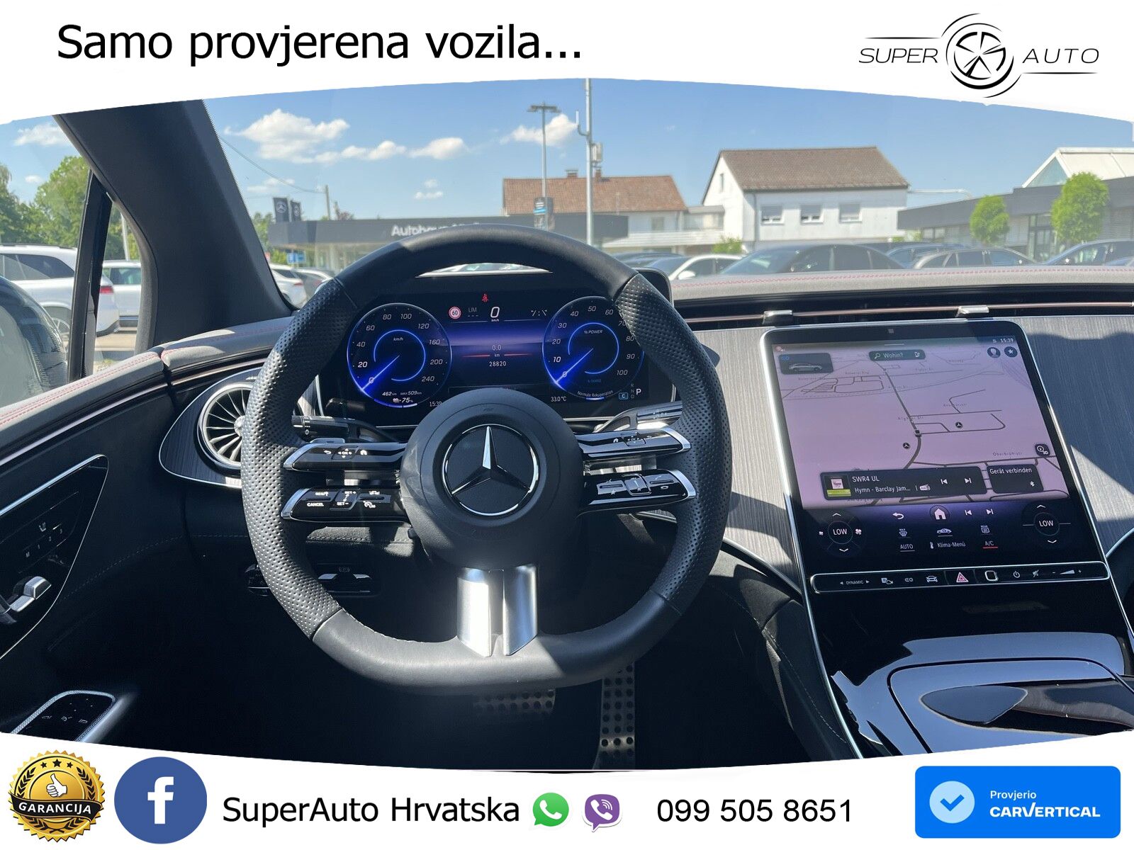 Mercedes EQE 350 98 kWh (292 KS) AMG LED+GR SJED+ACC