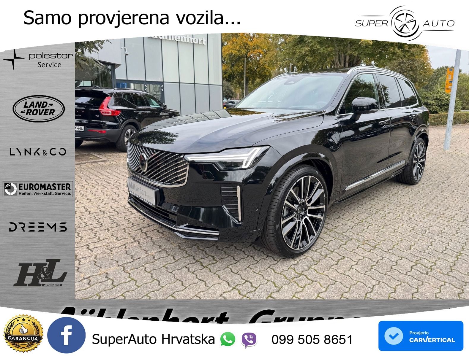 Volvo XC90 2.0 T8 AWD Automatic ACC+HEAD+4xGR SJED+360+PANO