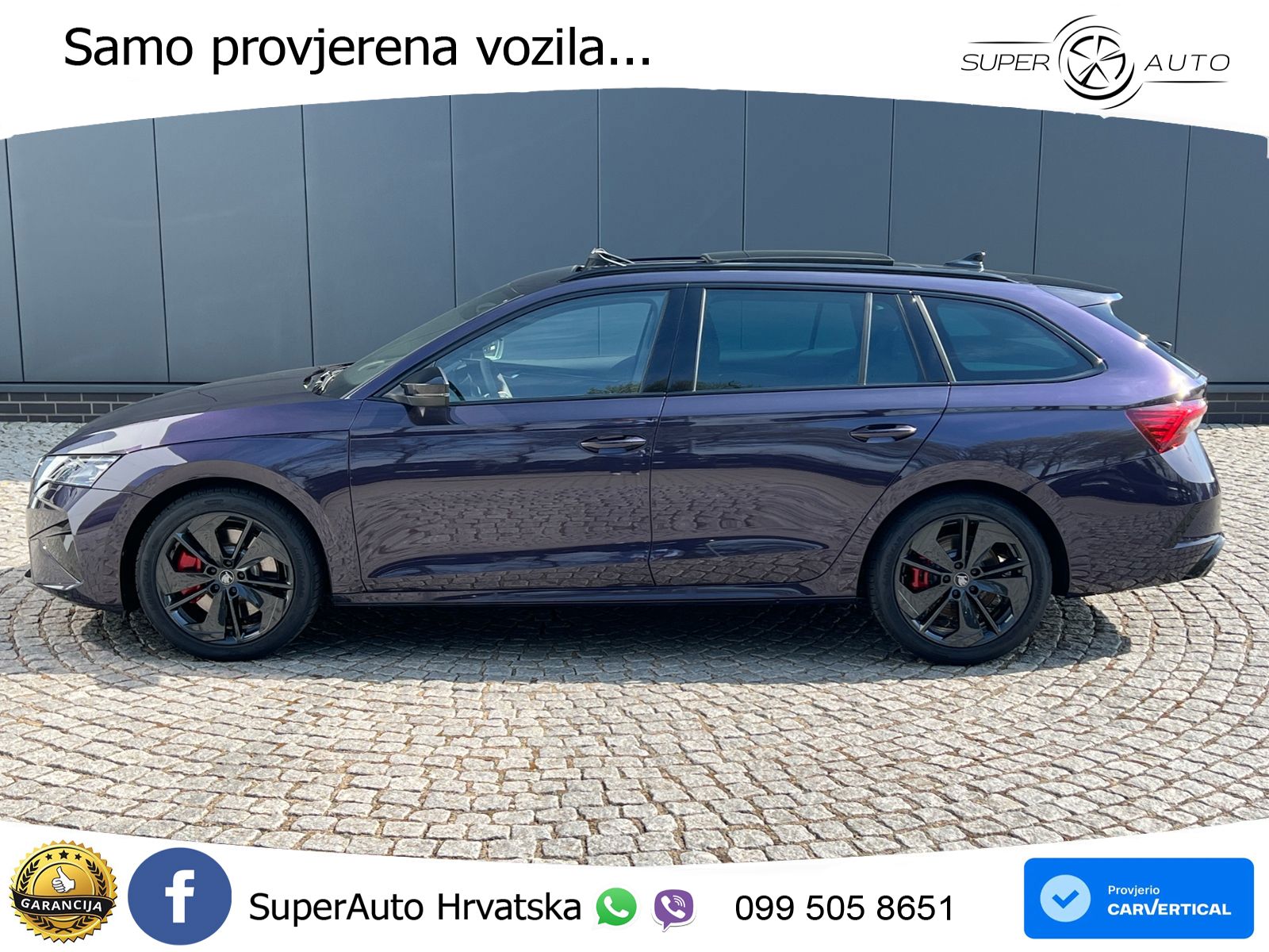 Škoda Octavia Combi RS 2.0 TSI (265 KS) DSG LED+GR SJED+ACC