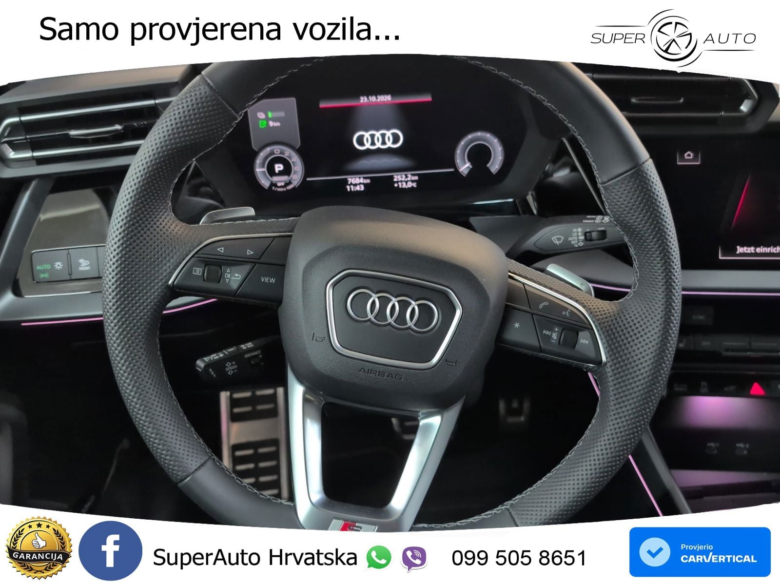 Audi A3 45 TFSIe (272 KS) S tronic S line LED+GR SJED+ACC
