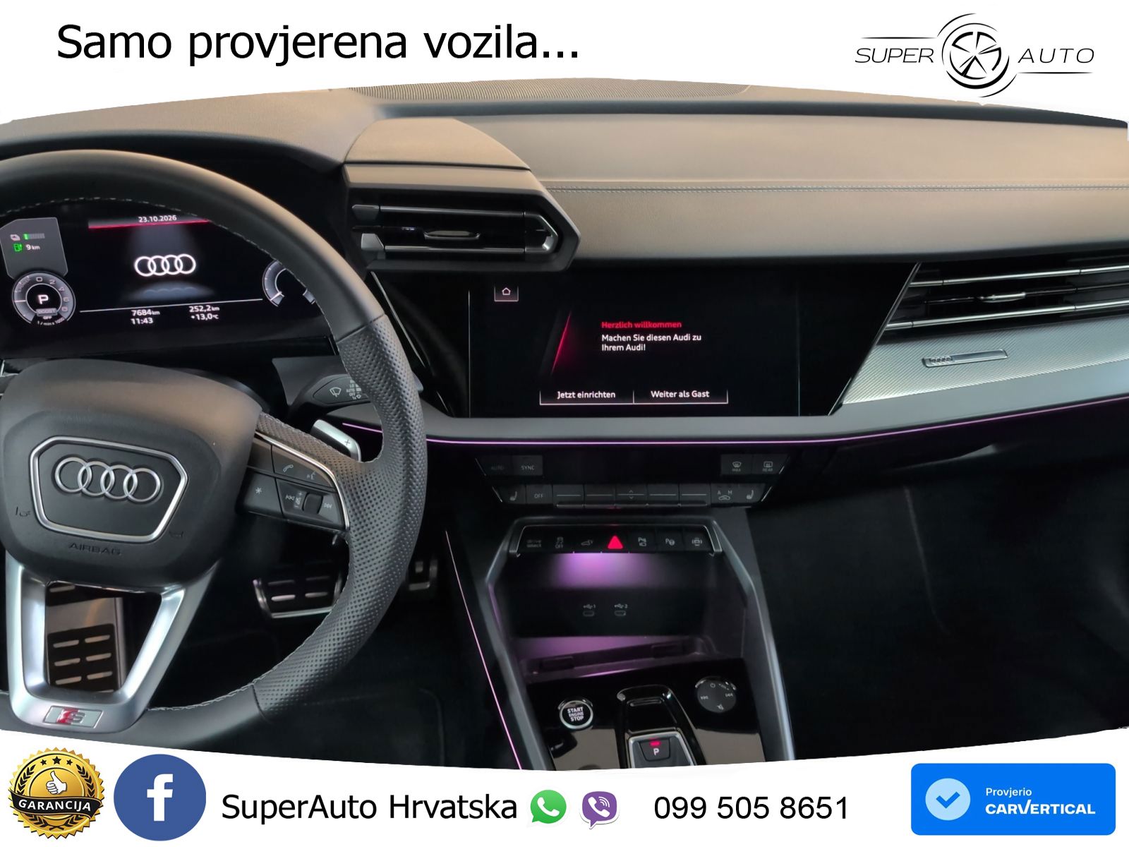Audi A3 45 TFSIe (272 KS) S tronic S line LED+GR SJED+ACC