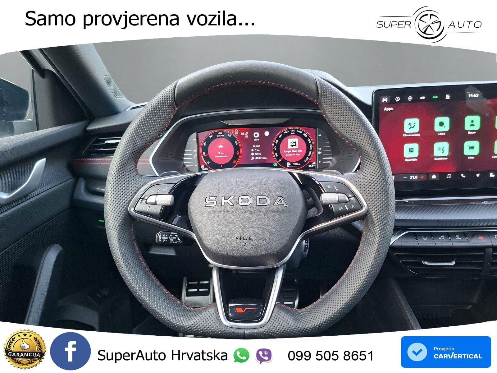 Škoda Octavia Combi RS 2.0 TSI (265 KS) DSG MATRIX+GR SJED+KAM