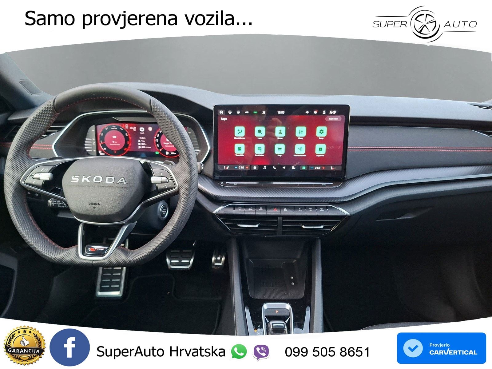 Škoda Octavia Combi RS 2.0 TSI (265 KS) DSG MATRIX+GR SJED+KAM