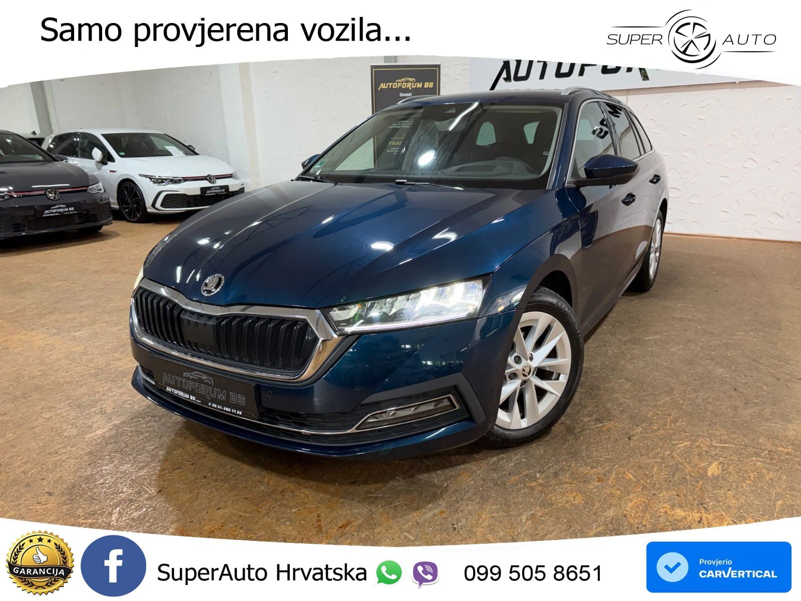 Škoda Octavia Combi 2.0 TDI (150 KS) LED+GR SJED+ACC