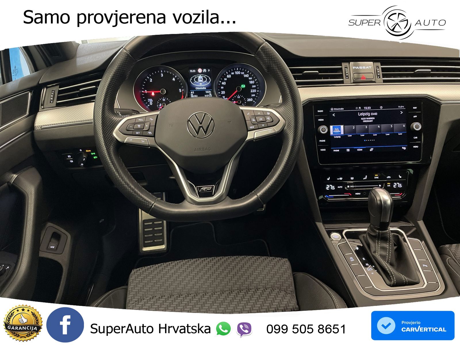 Volkswagen Passat Variant 2.0 TDI (200 KS) DSG R-Line LED+GR SJED+ACC