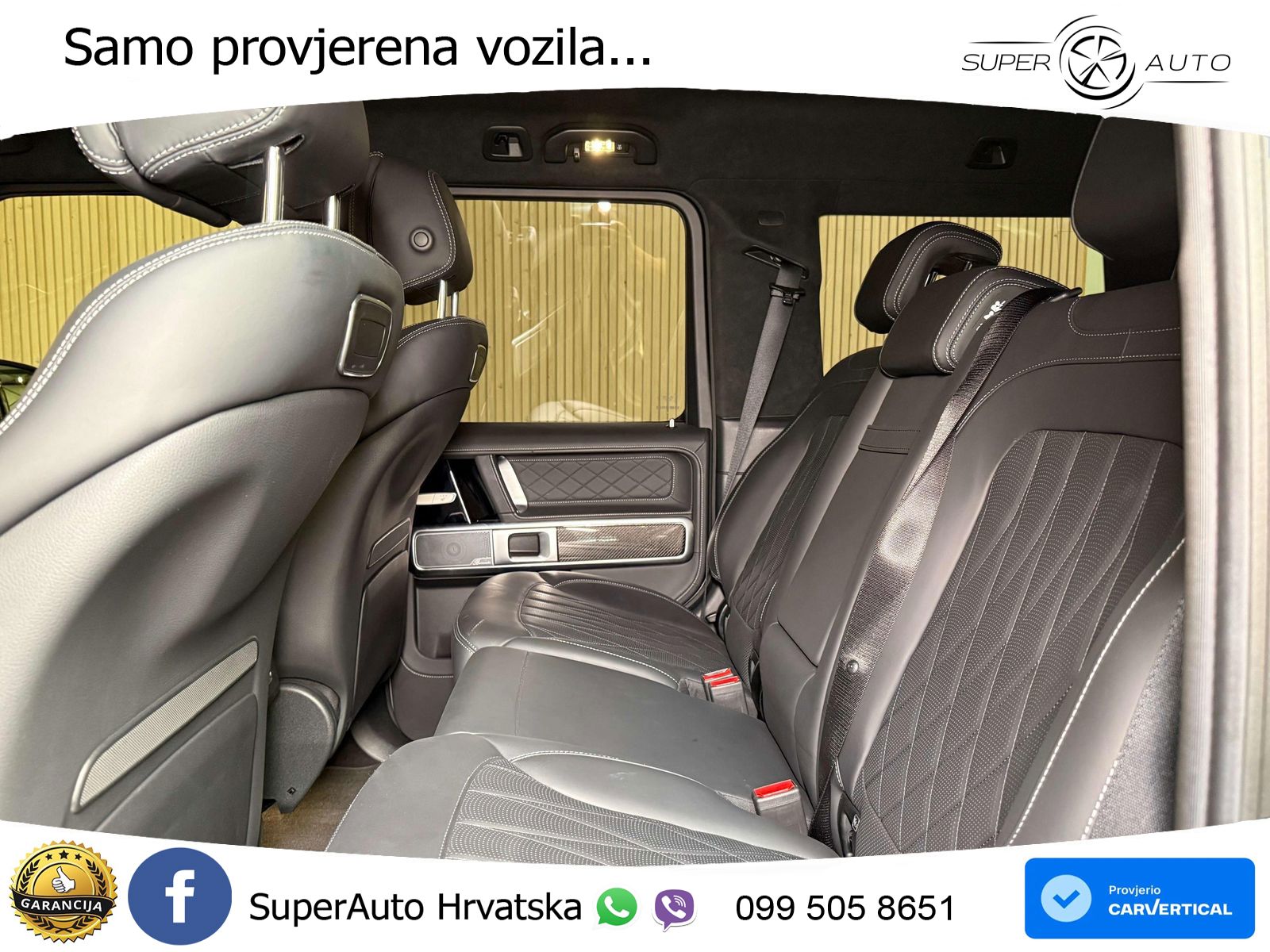Mercedes AMG G 63 Long V8 (585 KS) 4MATIC 9G-TRONIC AMG SPEEDSHIFT PLUS Brabus ACC+GR SJED+360+PANO