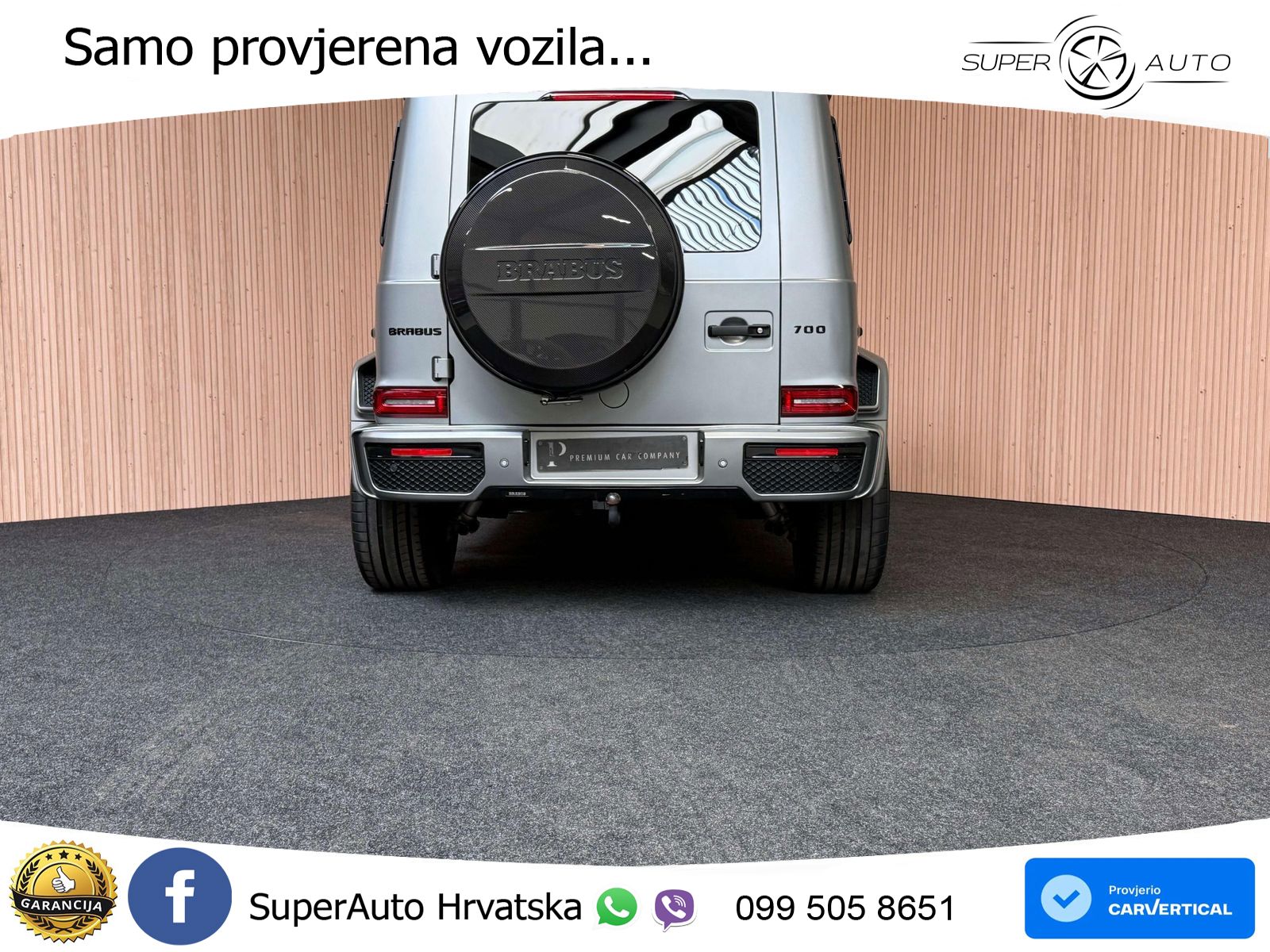 Mercedes AMG G 63 Long V8 (585 KS) 4MATIC 9G-TRONIC AMG SPEEDSHIFT PLUS Brabus ACC+GR SJED+360+PANO