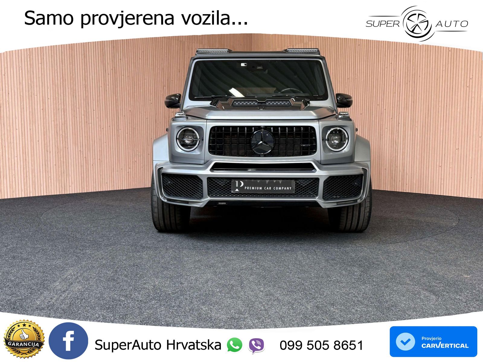 Mercedes AMG G 63 Long V8 (585 KS) 4MATIC 9G-TRONIC AMG SPEEDSHIFT PLUS Brabus ACC+GR SJED+360+PANO