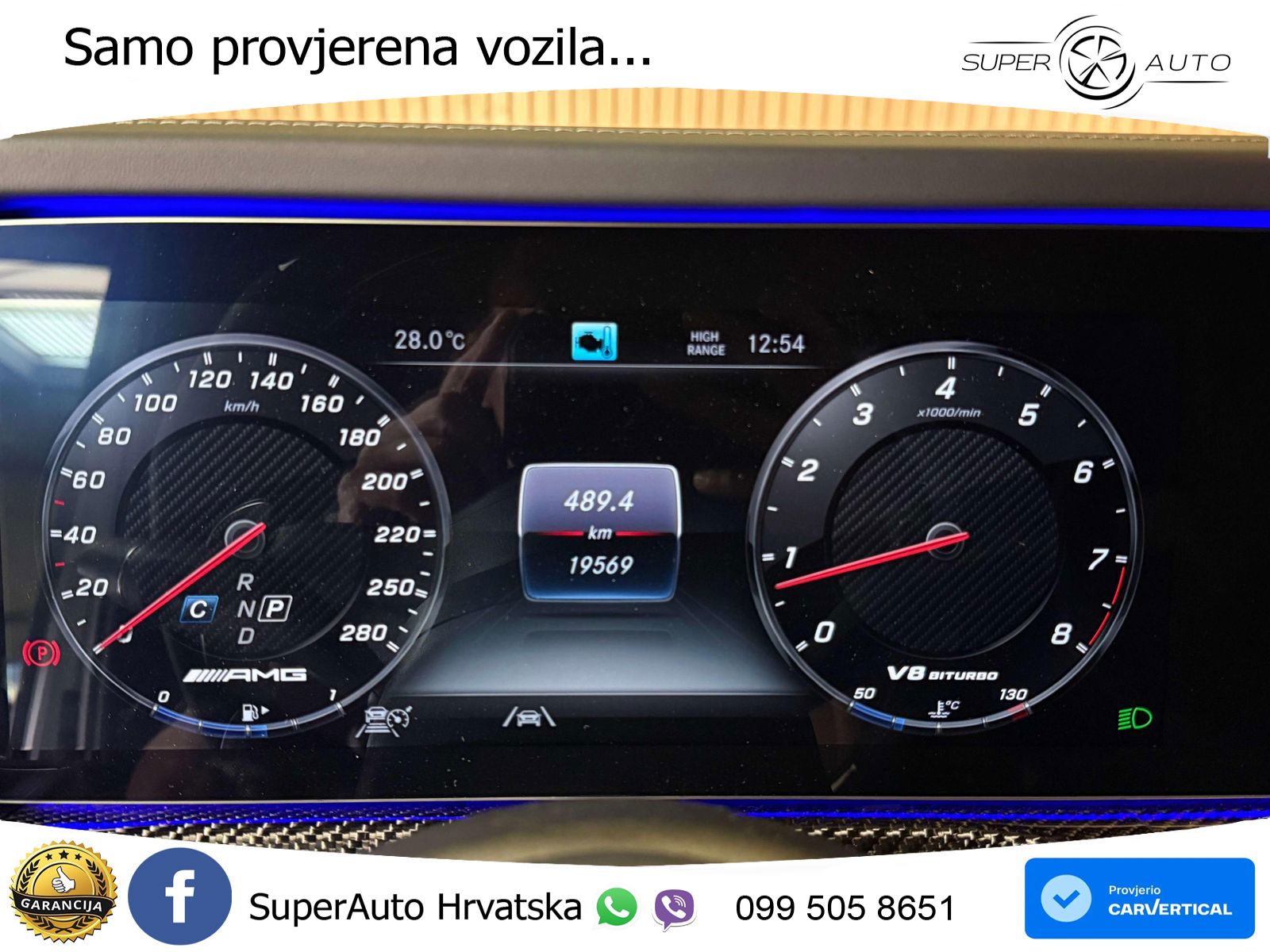 Mercedes AMG G 63 Long V8 (585 KS) 4MATIC 9G-TRONIC AMG SPEEDSHIFT PLUS Brabus ACC+GR SJED+360+PANO
