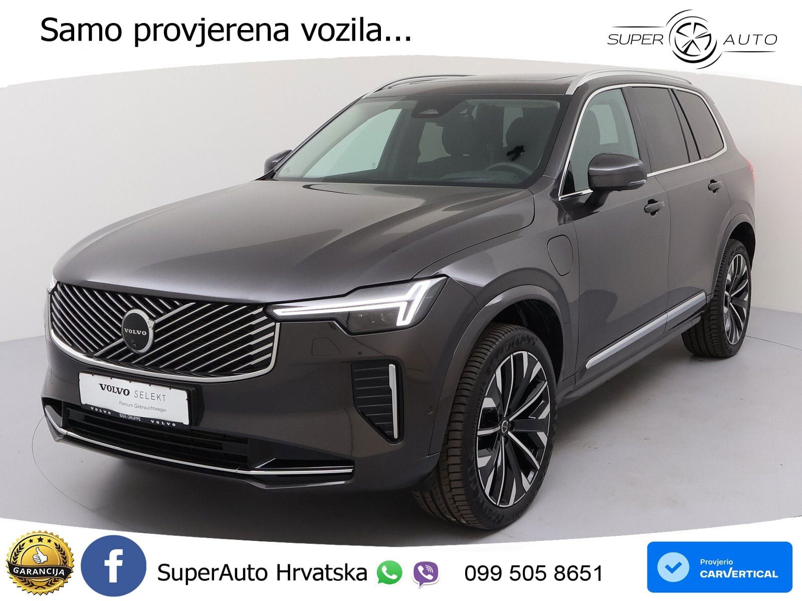 Volvo XC90 2.0 T8 AWD Automatic ACC+HEAD+4xGR SJED+360+PANO