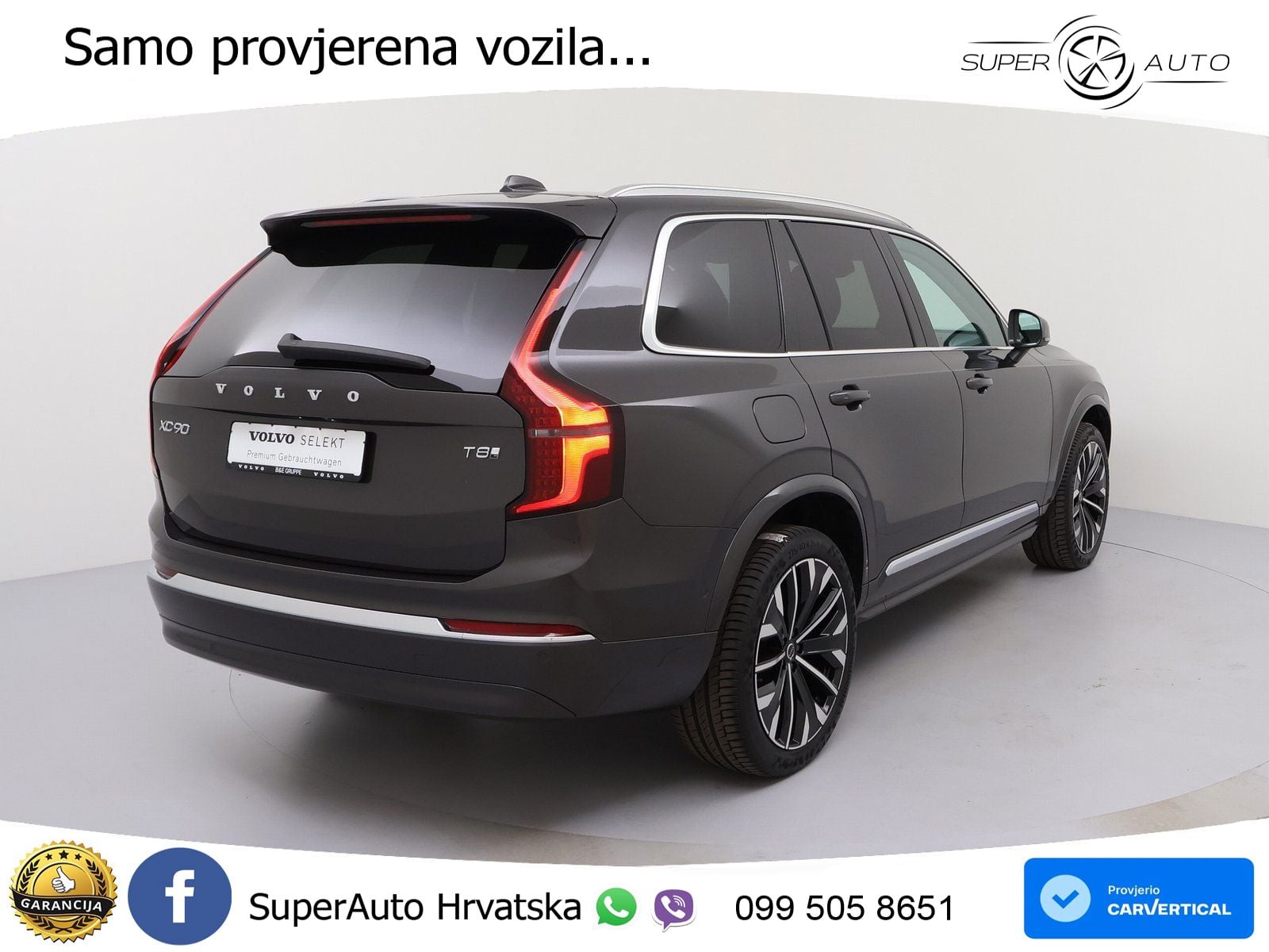 Volvo XC90 2.0 T8 AWD Automatic ACC+HEAD+4xGR SJED+360+PANO