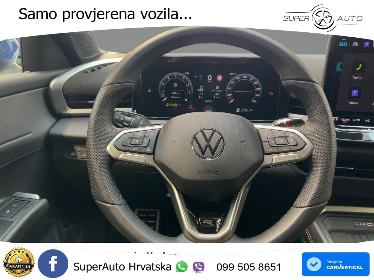 Volkswagen T-Roc 1.5 eTSI (150 KS)  DSG R-Line LED+GR SJED+ACC