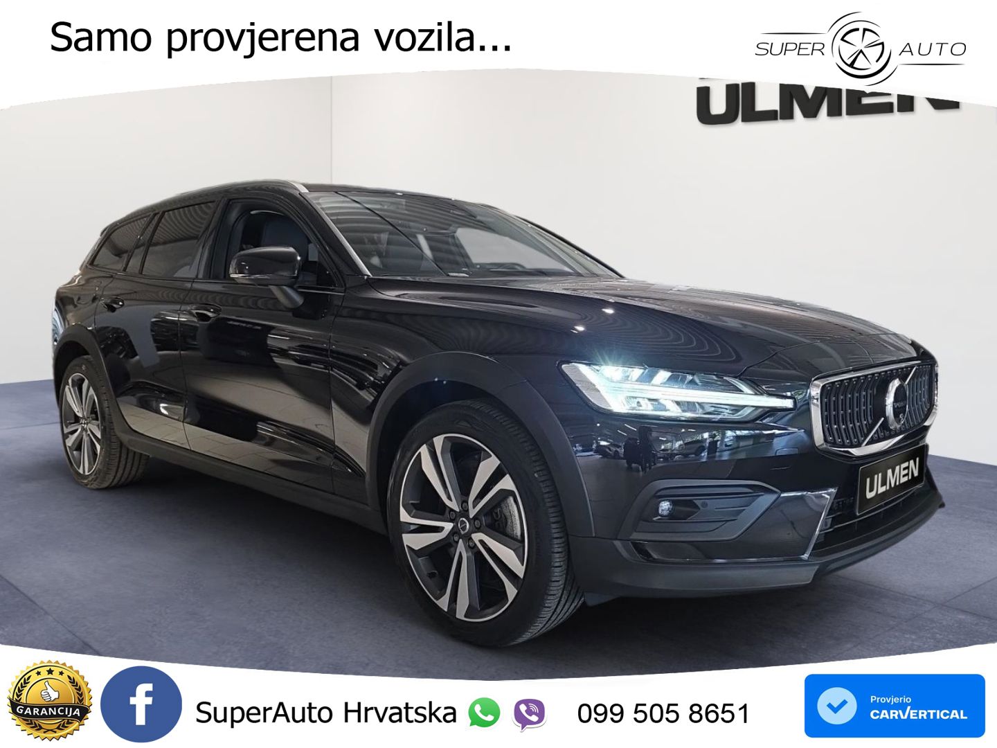 Volvo V60 Cross Country 2.0 B5 AWD Automatic ACC+HEAD+4xGR SJED+360+PANO