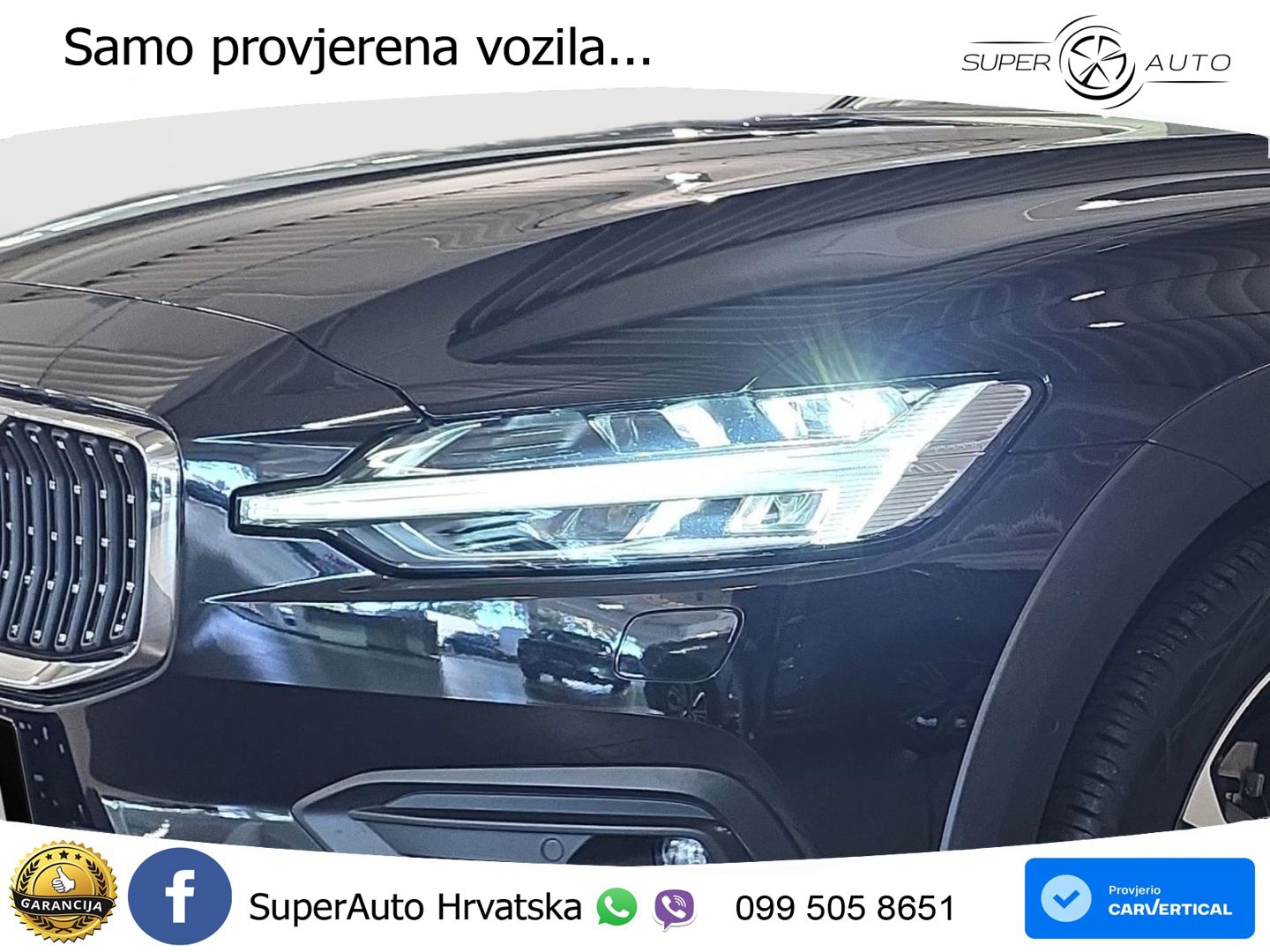 Volvo V60 Cross Country 2.0 B5 AWD Automatic ACC+HEAD+4xGR SJED+360+PANO