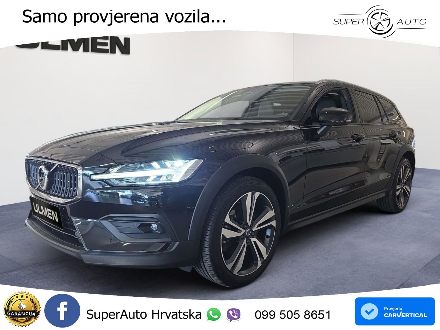 Volvo V60 Cross Country 2.0 B5 AWD Automatic ACC+HEAD+4xGR SJED+360+PANO