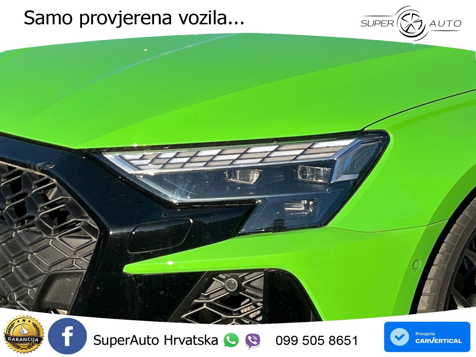 Audi RS3 Sedan 2.5 TFSI (400 KS) quattro S tronic LED+GR SJED+ACC