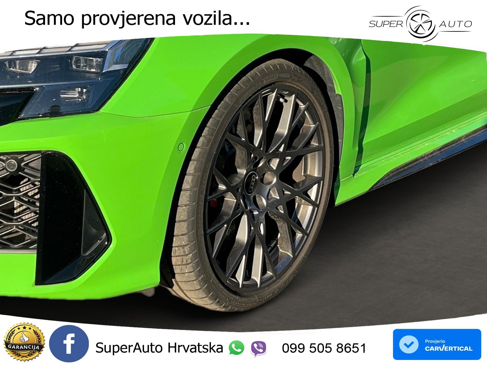 Audi RS3 Sedan 2.5 TFSI (400 KS) quattro S tronic LED+GR SJED+ACC