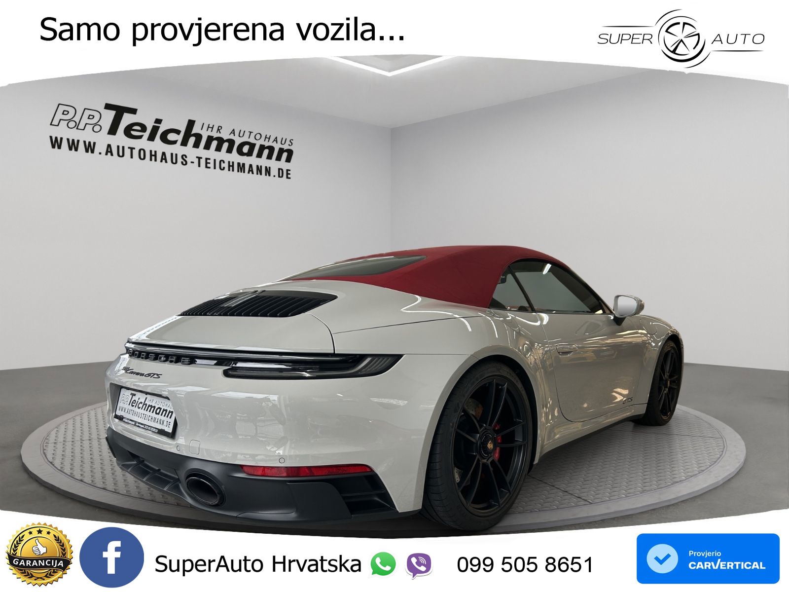 Porsche 911 Carrera GTS Cabriolet 3.0 (480 KS) PDK