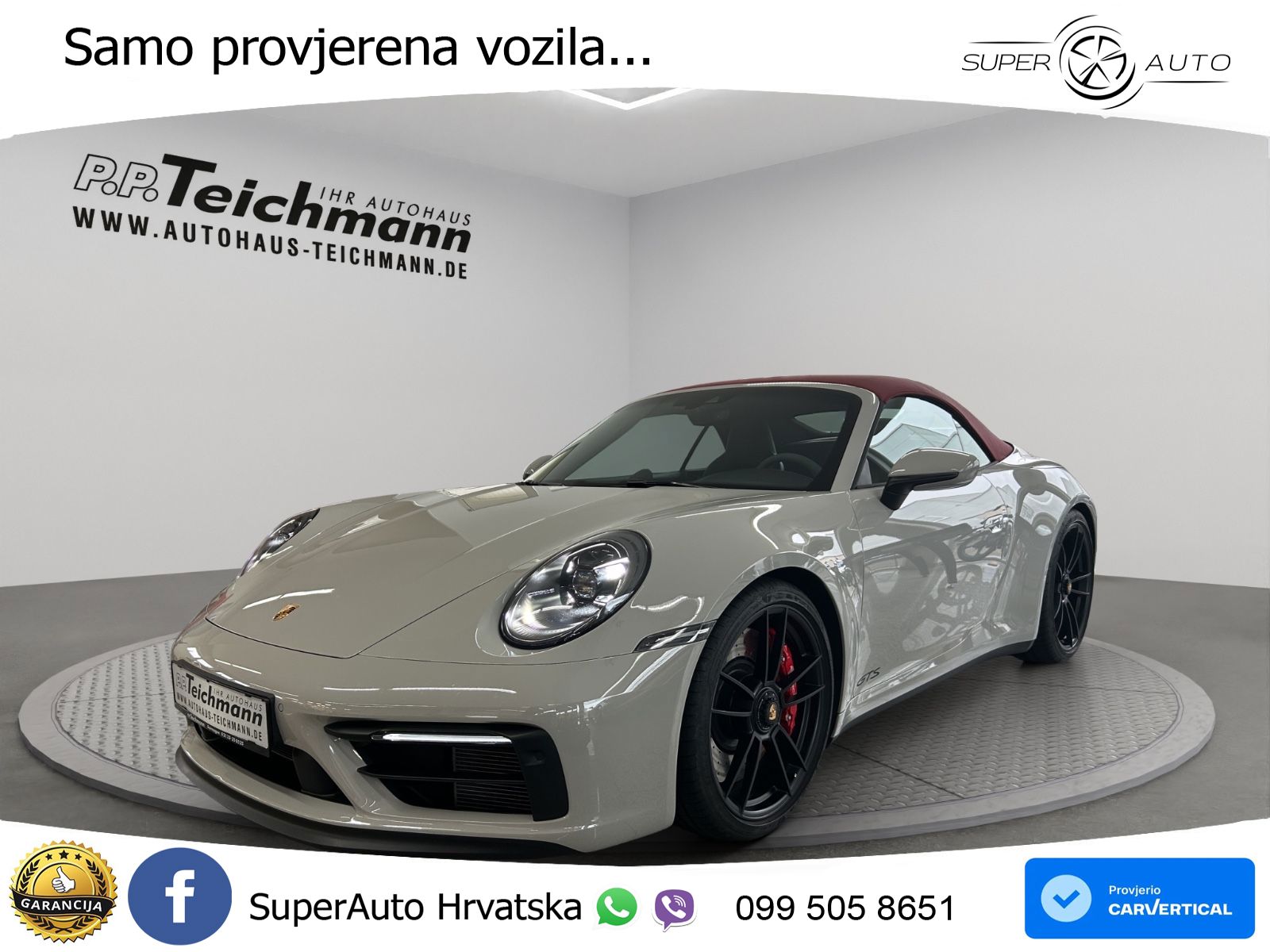 Porsche 911 Carrera GTS Cabriolet 3.0 (480 KS) PDK