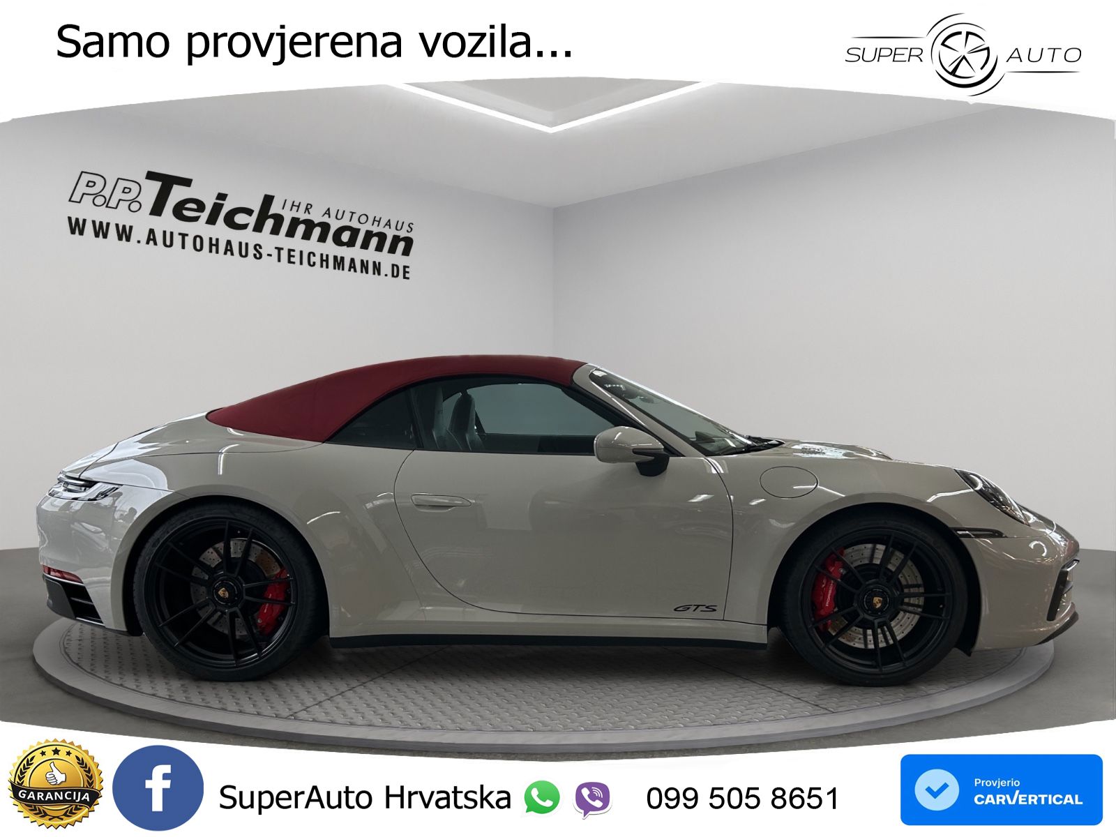 Porsche 911 Carrera GTS Cabriolet 3.0 (480 KS) PDK