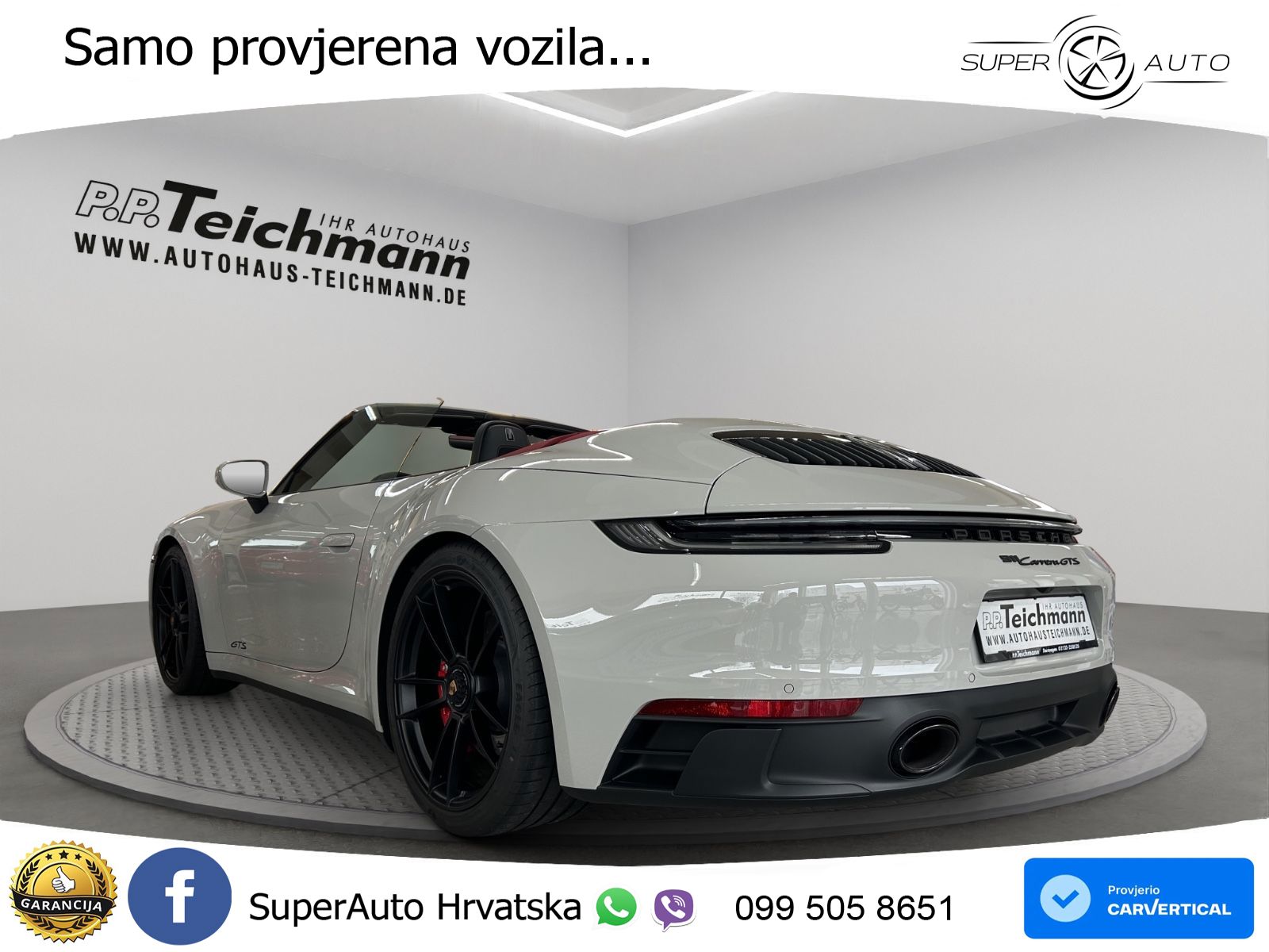 Porsche 911 Carrera GTS Cabriolet 3.0 (480 KS) PDK