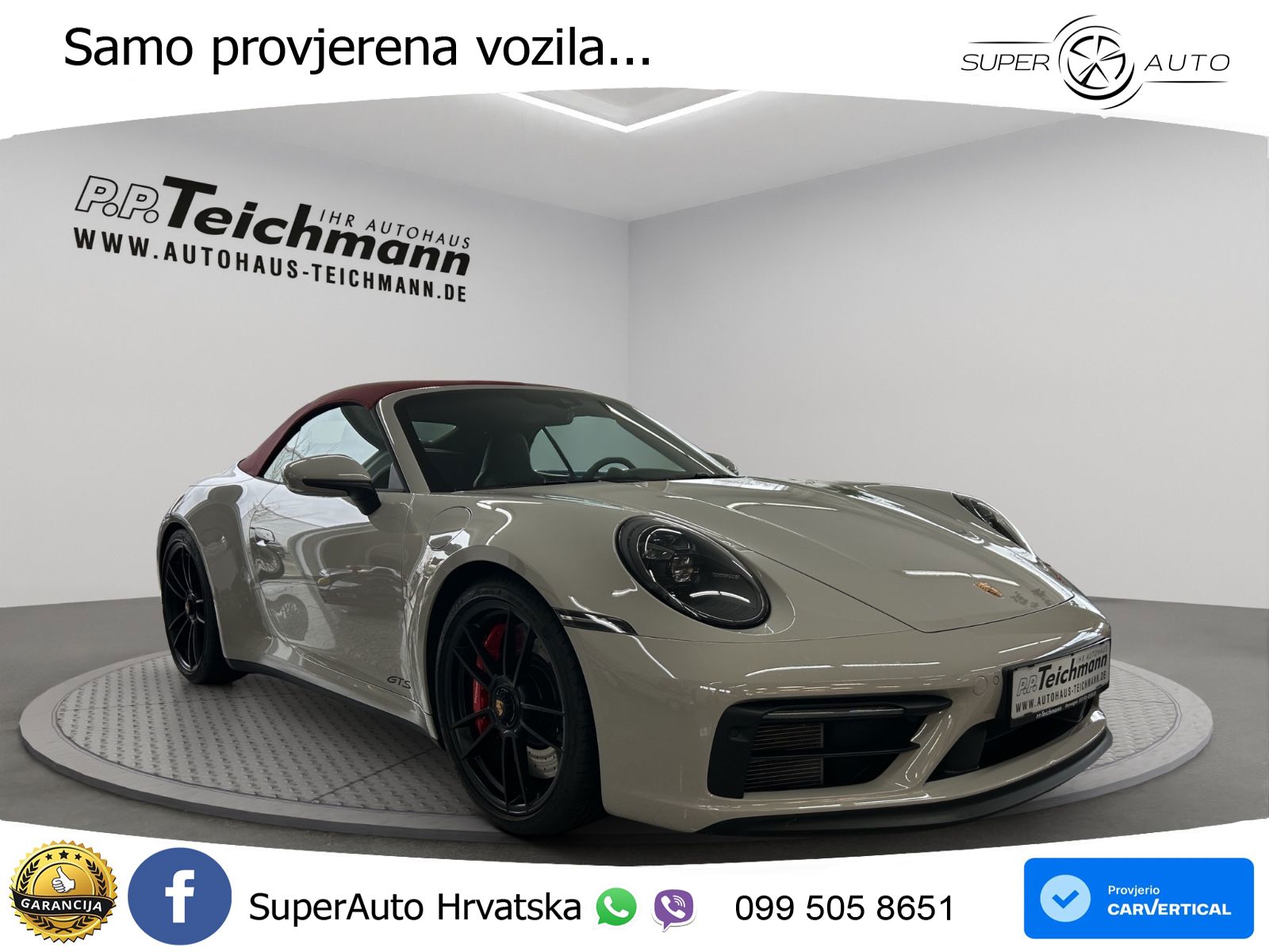 Porsche 911 Carrera GTS Cabriolet 3.0 (480 KS) PDK