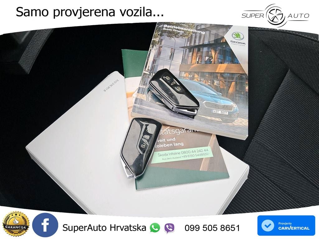 Škoda Octavia Combi 2.0 TDI (150 KS) DSG SportLine MATRIX+GR SJED+KAM