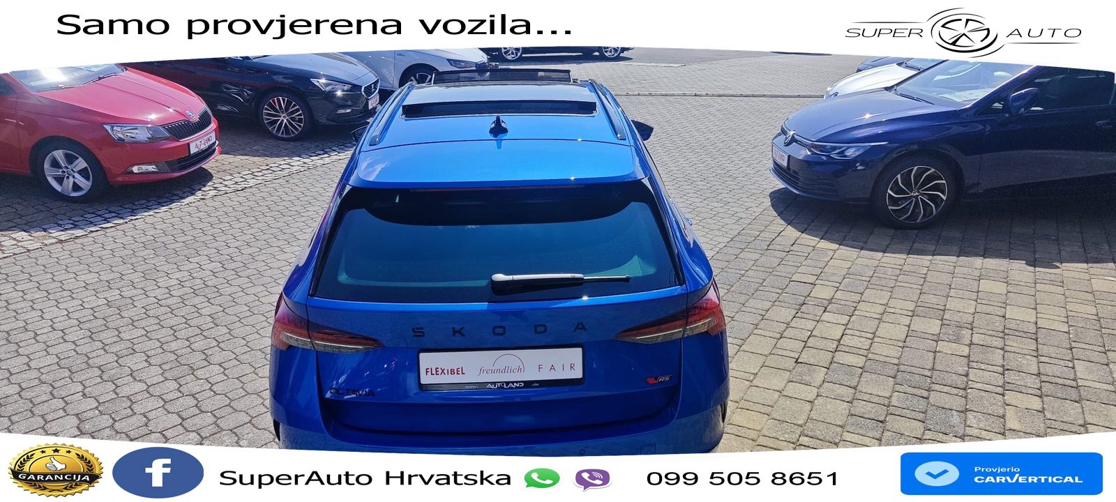 Škoda Octavia Combi RS 2.0 TSI (265 KS) DSG LED+GR SJED+ACC