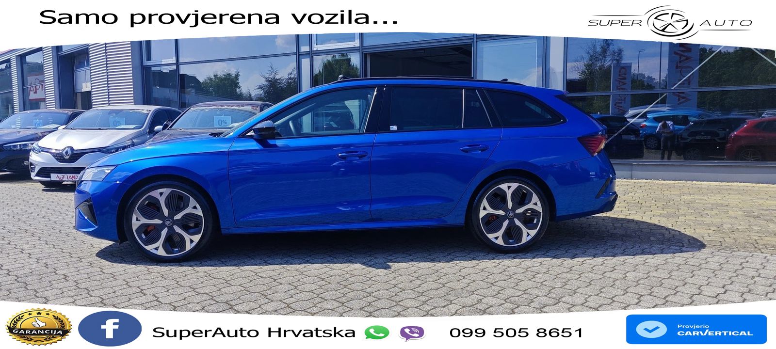 Škoda Octavia Combi RS 2.0 TSI (265 KS) DSG LED+GR SJED+ACC